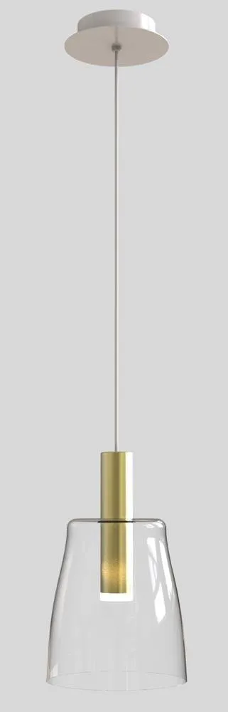 LAMPA WISZĄCA MODENA 1 ZŁOTY 140x15x15