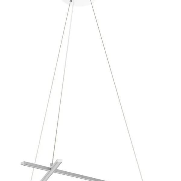 ANDROS LAMPA WISZACA 70X62 30W LED SREBRNY 4000K APETI