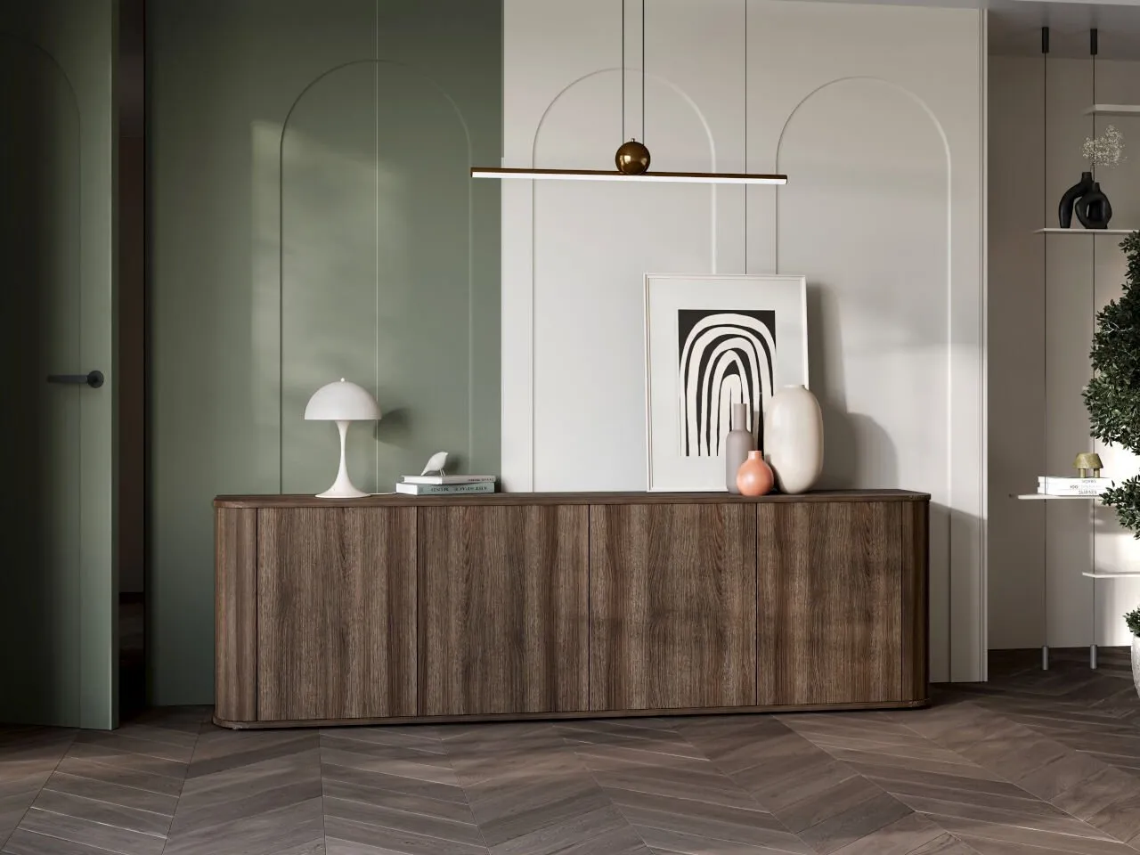Komoda 4D AZELIO dąb barock - obrazek 4