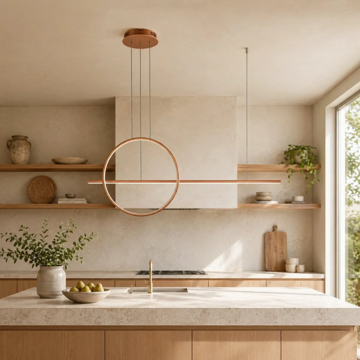 Lampa wisząca Linea 100 No.2 40cm 4k miedziana - obrazek 2