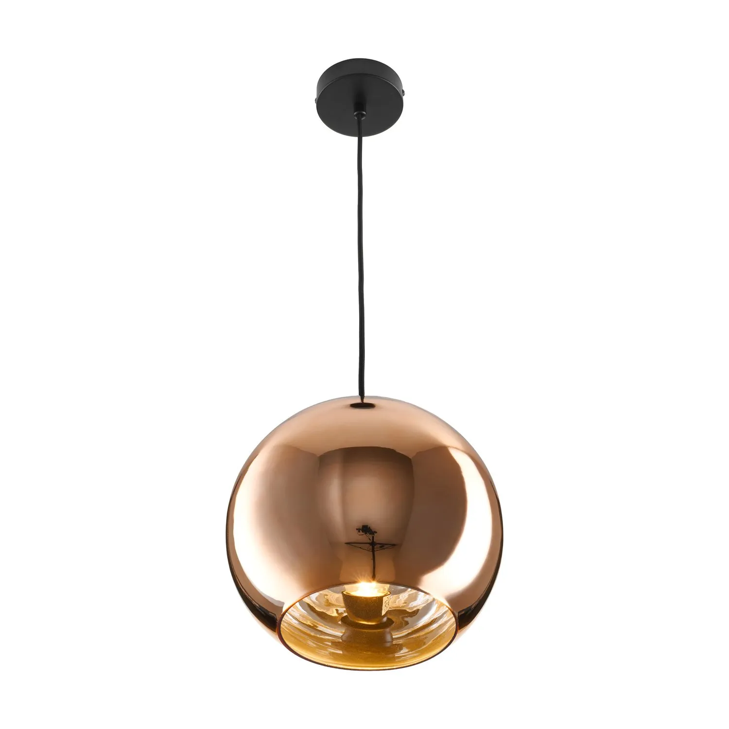 Lampa wisząca MIRROR GLOW - S miedziana 25 cm - obrazek 4