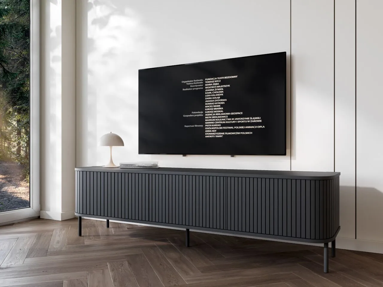 Komoda RTV ZYLIO 165N czarny - obrazek 8