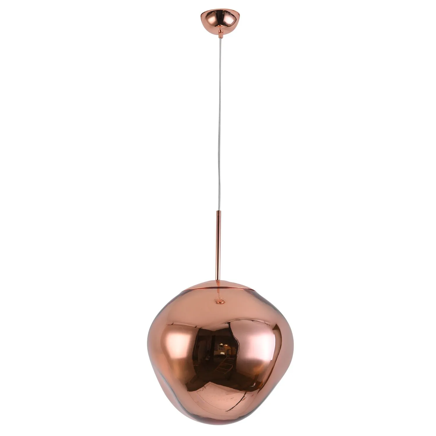 Lampa wisząca GLAM L miedziana 38 cm - obrazek 5