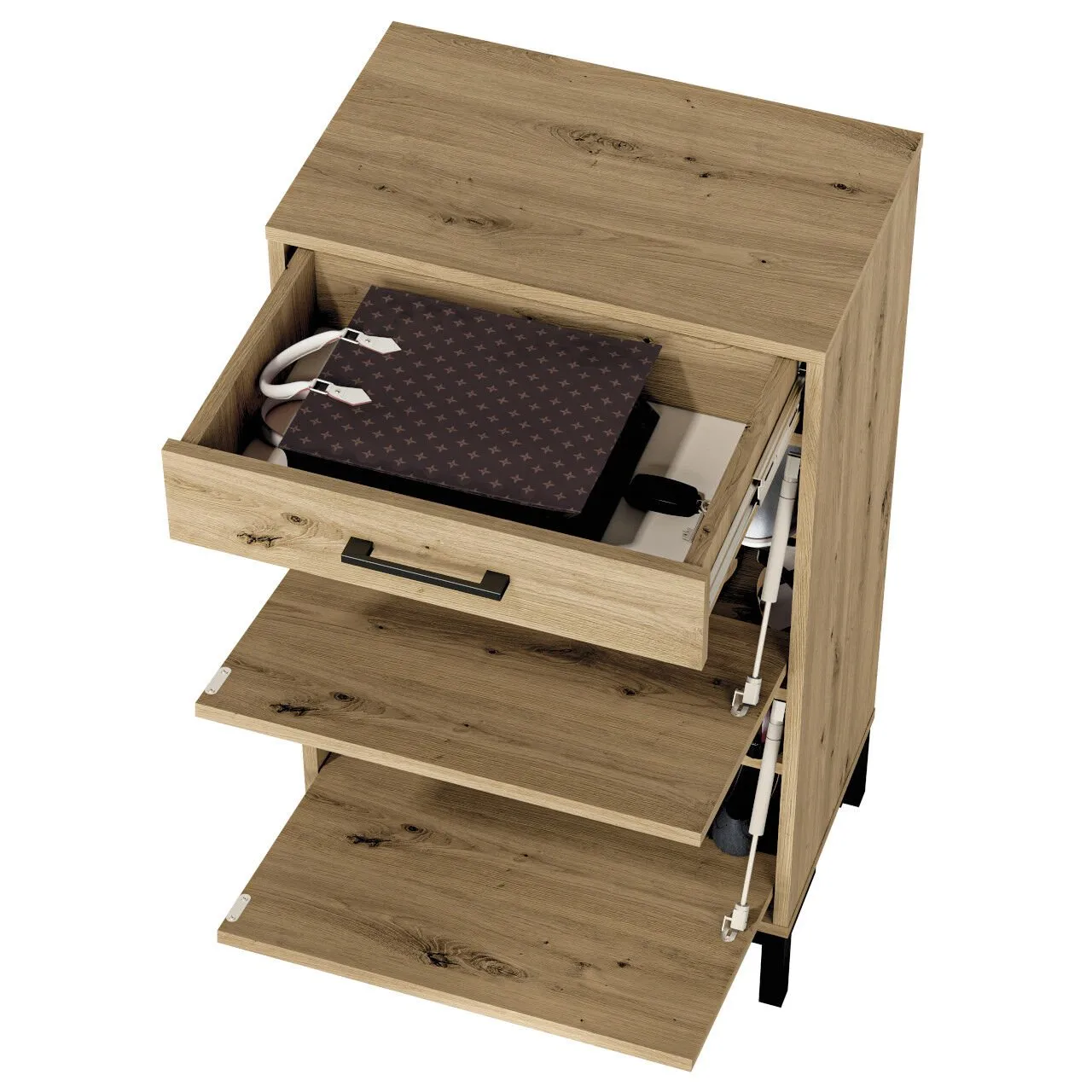 Szafka na buty MEVIA 02 dąb artisan - obrazek 5