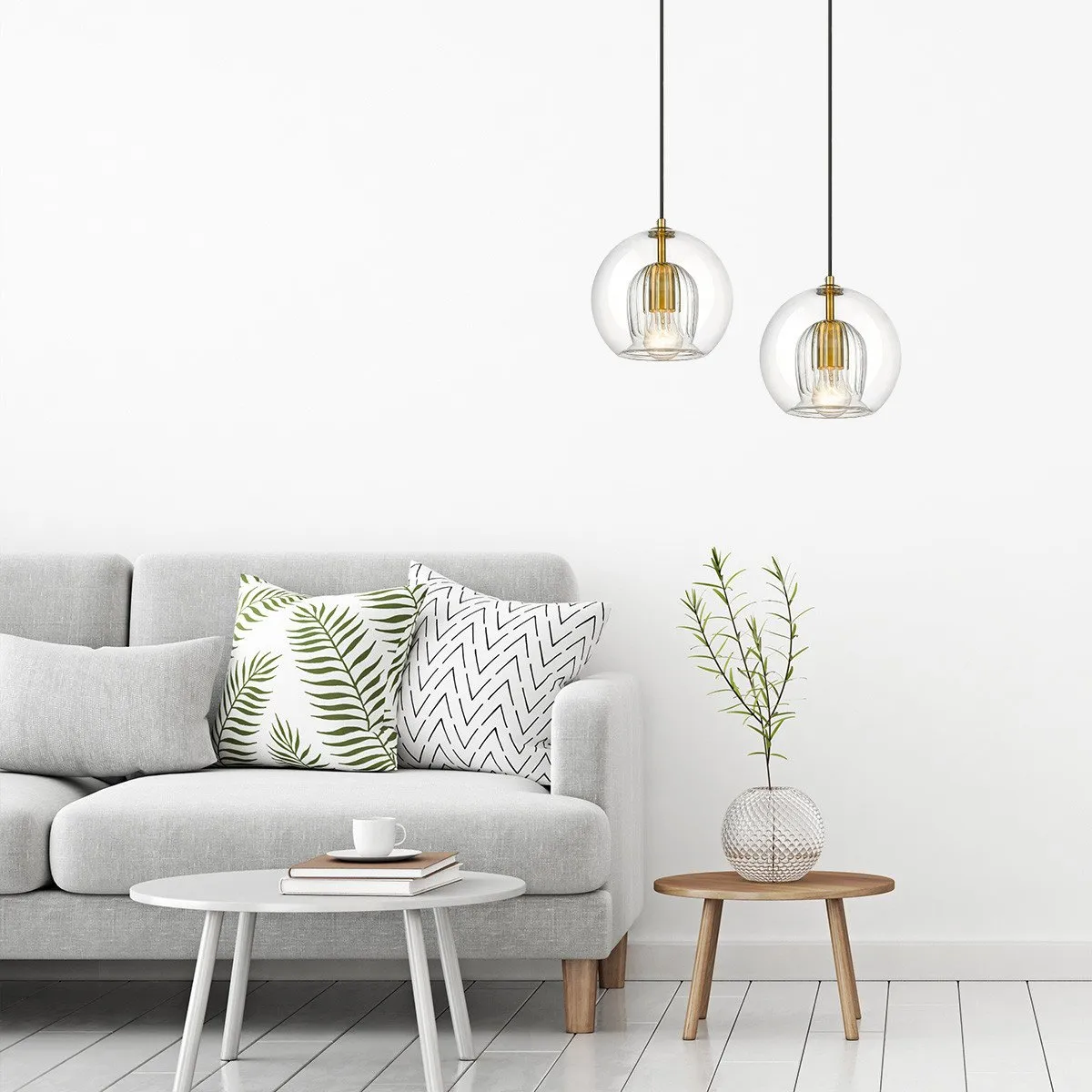 Lampa wisząca Arette złota 1xE27 - obrazek 3