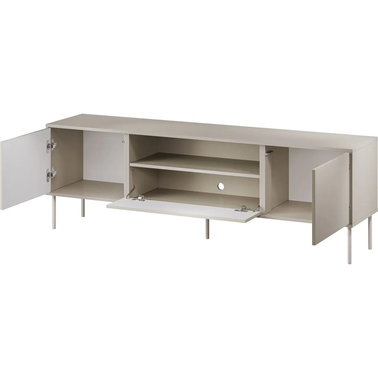 Komoda RTV TIFFANY 180 beż mat - obrazek 2