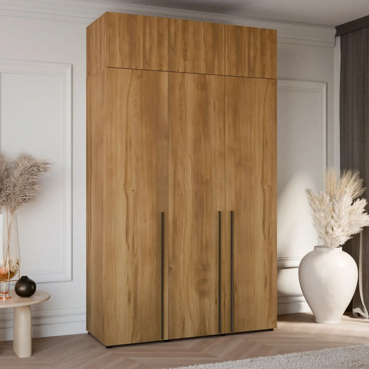 Nadstawka do szafy 150cm DAWN dąb gold baroque - obrazek 4
