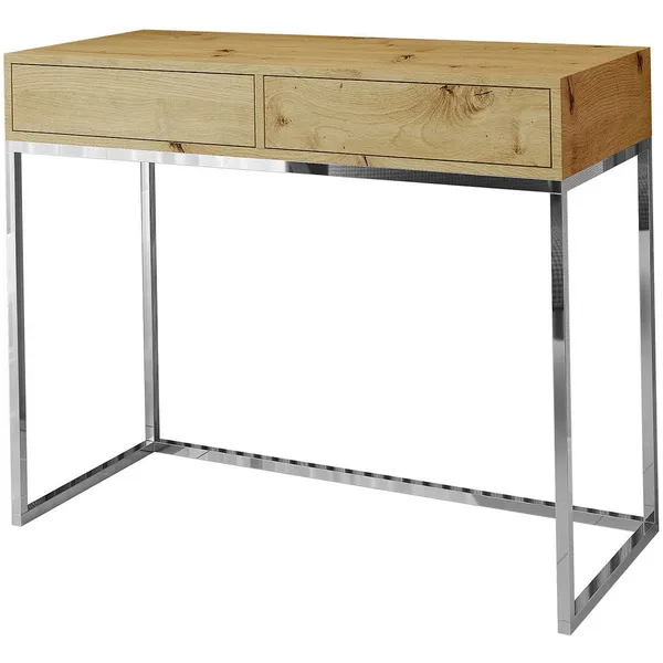 Toaletka ALICANTE 100cm chrom / dąb wotan