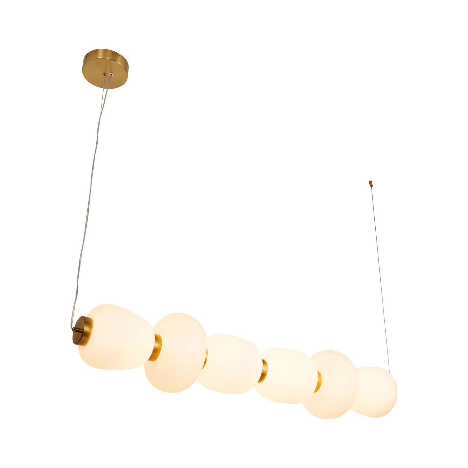 Lampa wisząca BRILLA-6, 125 cm, złota - obrazek 10