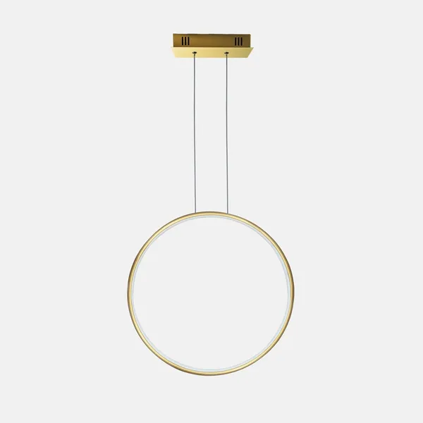 Lampa wisząca Ledowe Okręgi No.1 X 60cm 3k złota