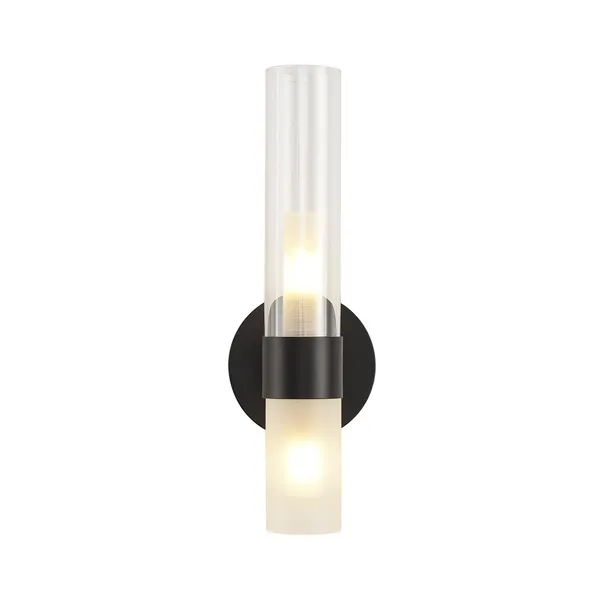 Lampa ścienna CANDELA 31 cm czarny