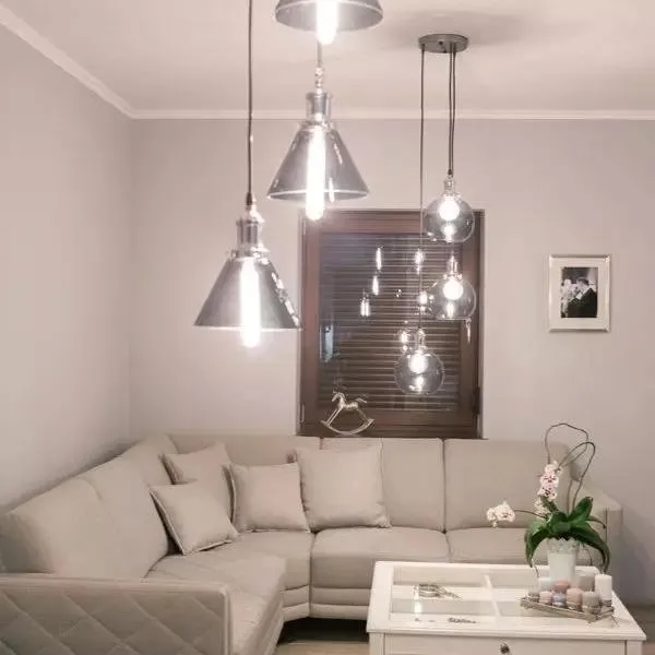 NY Loft No.1 CH – Szklana Lampa wisząca - obrazek 3