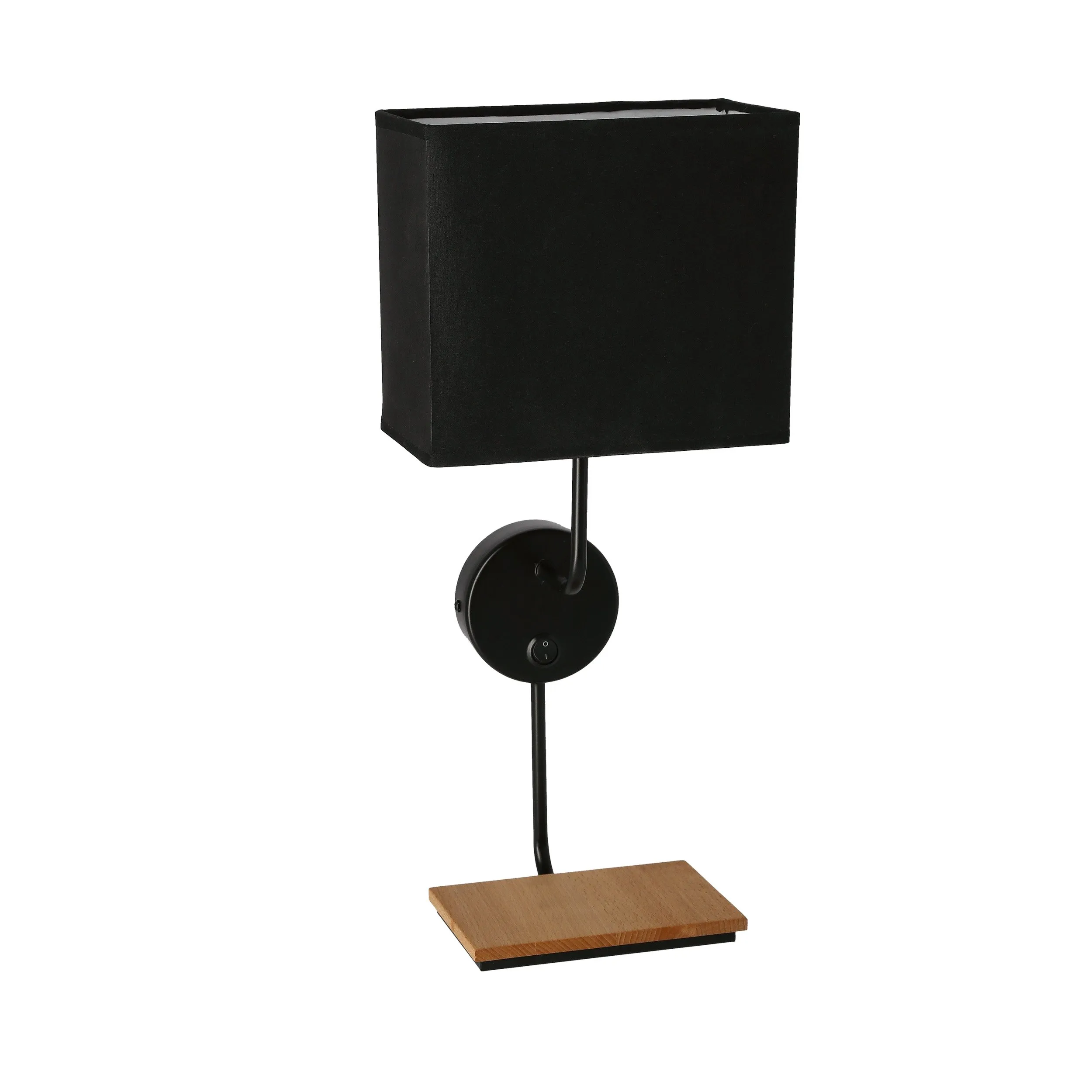 Keto lampa kinkiet czarny 1x40w e14 abażur czarny z włącznikiem - obrazek 15