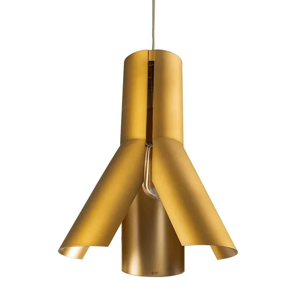 Złota Lampa wisząca Origami Design No.1