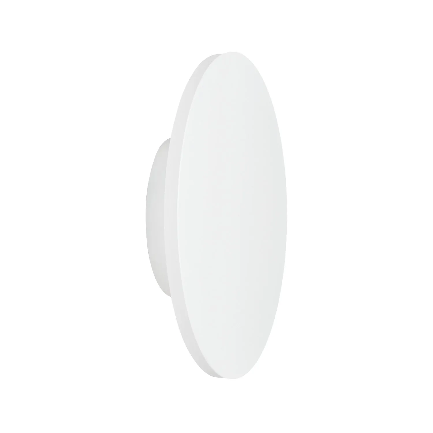 Lampa ścienna NYX 20 cm - LED okrągła, metalowa, biała - obrazek 3