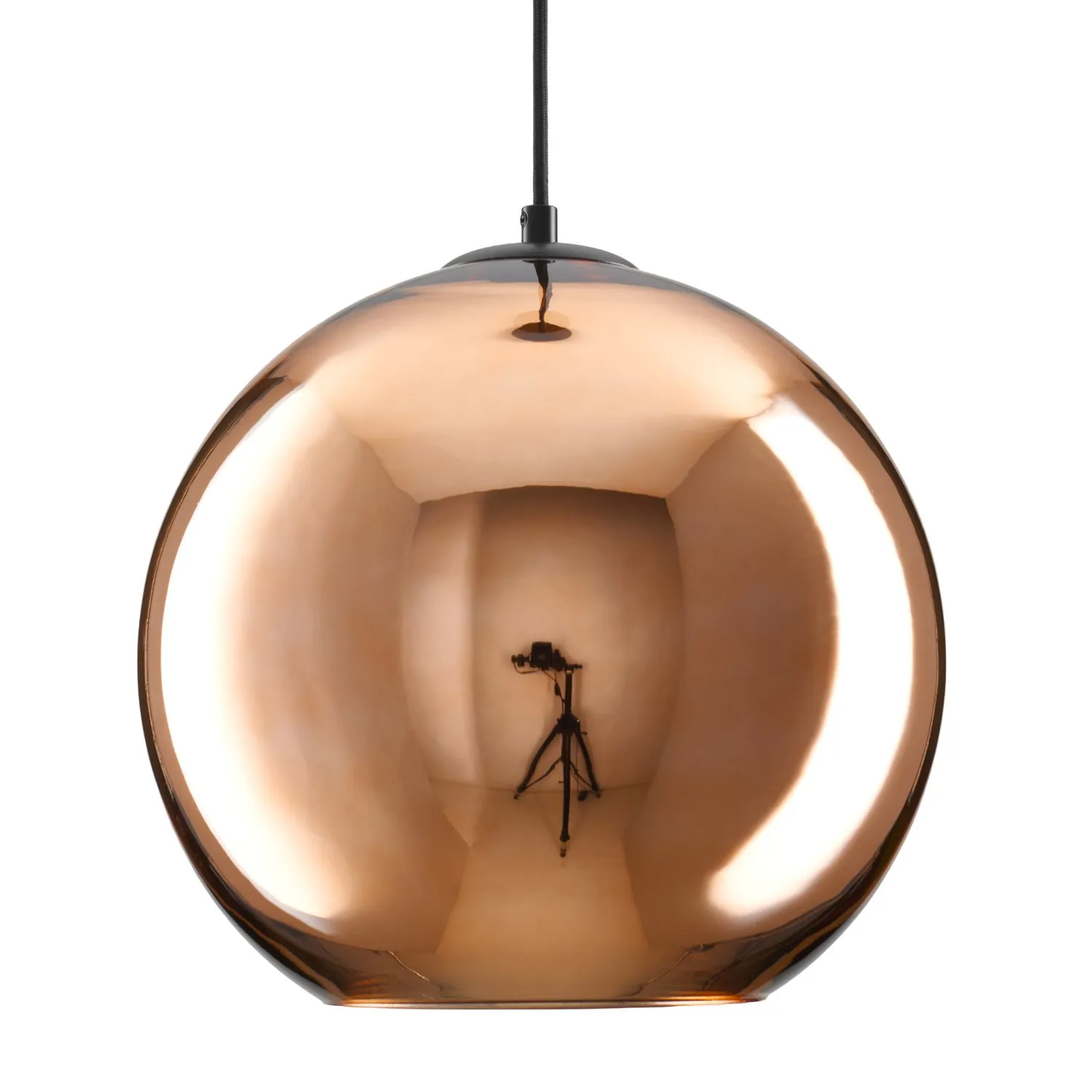 Lampa wisząca MIRROR GLOW - M miedziana 30 cm - obrazek 6