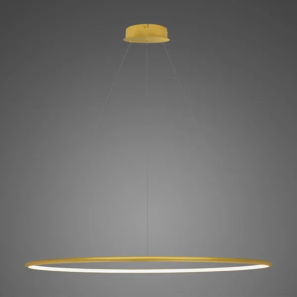Lampa wisząca Ledowe Okręgi No.1 120cm 4k złota Dali