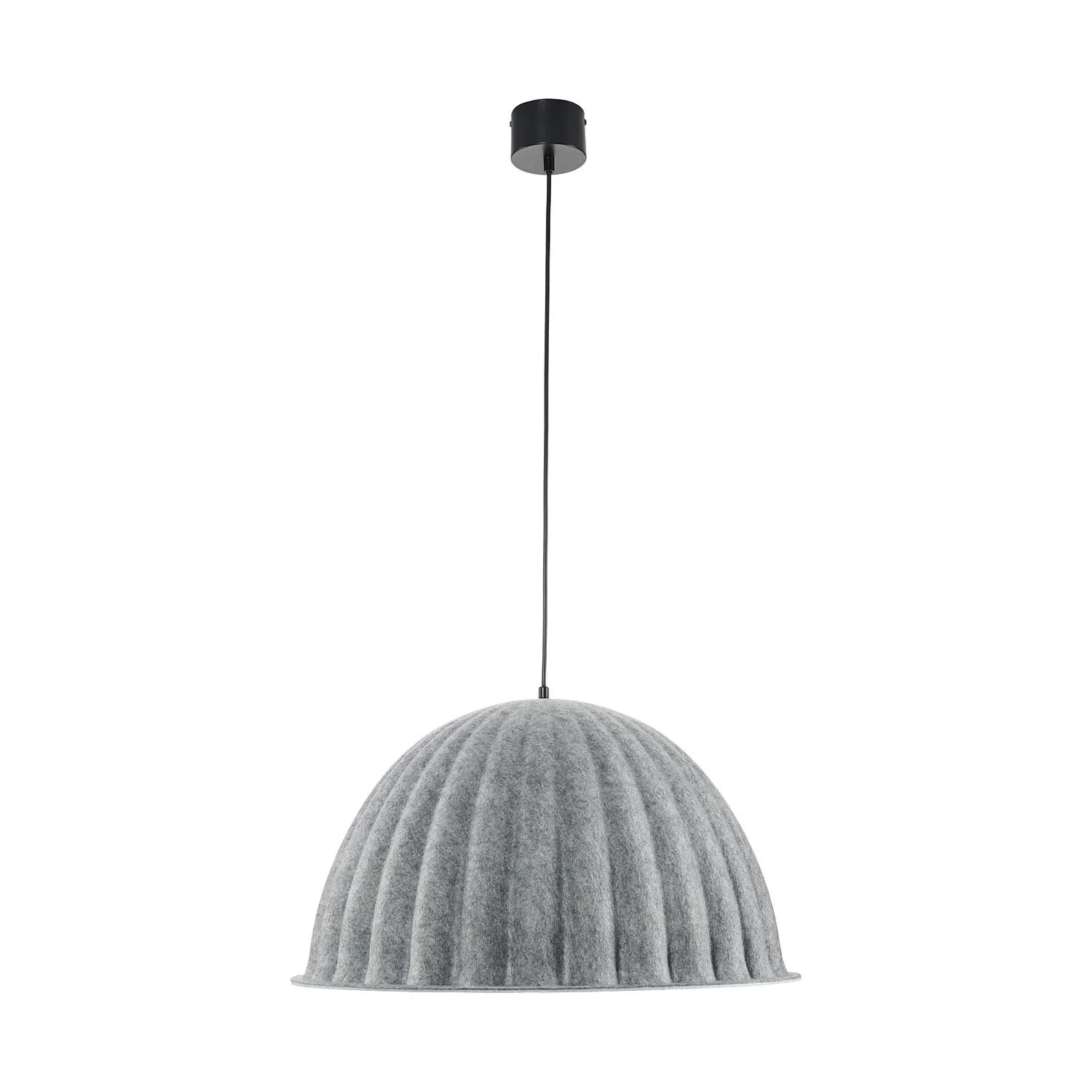 Lampa wisząca FELT filc szary 55 cm - obrazek 7