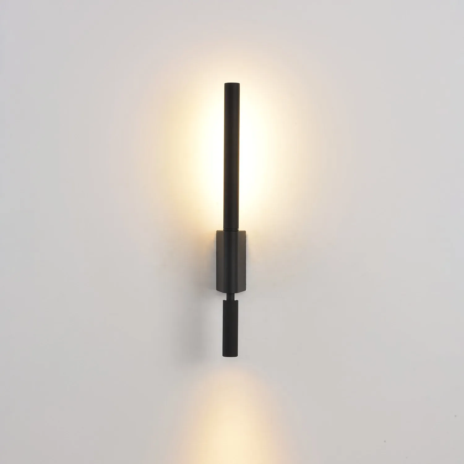 Lampa ścienna EXPLORE 43 cm -kinkiet LED do czytania, czarny - obrazek 4
