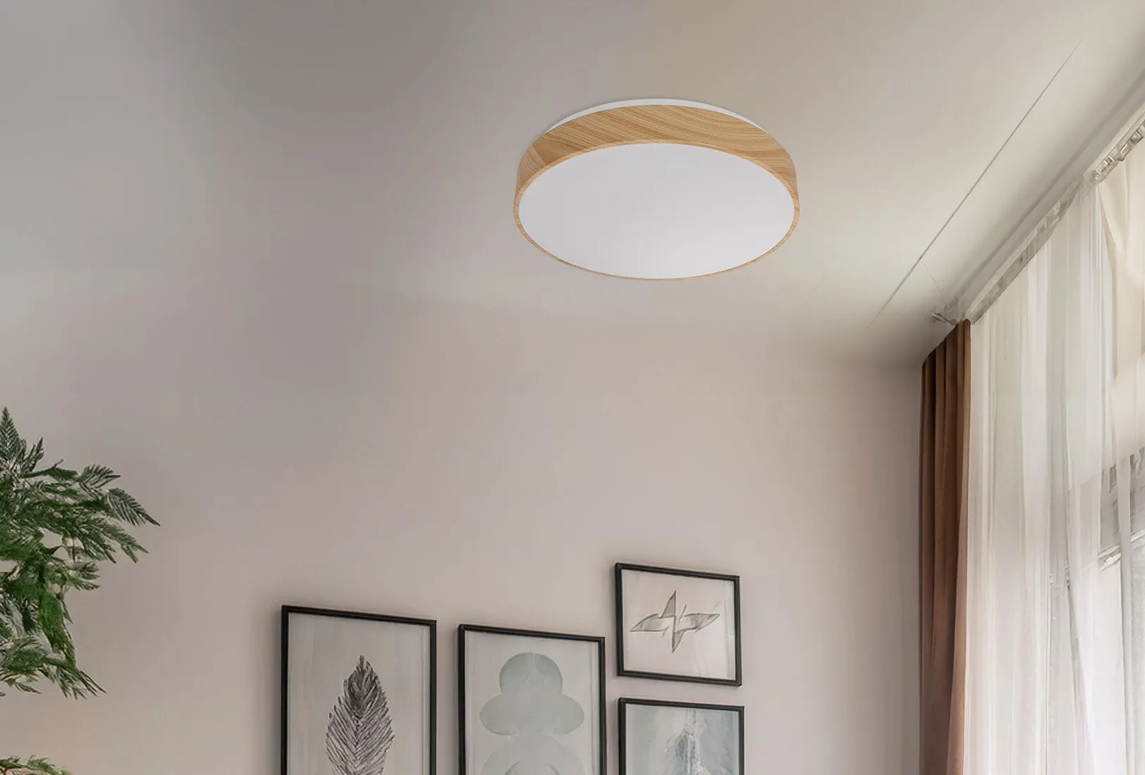 FIGARO lampa sufitowa plafon drew. 24W LED 3000/4500/6000K 38cm kl. biały, pilot - obrazek 4