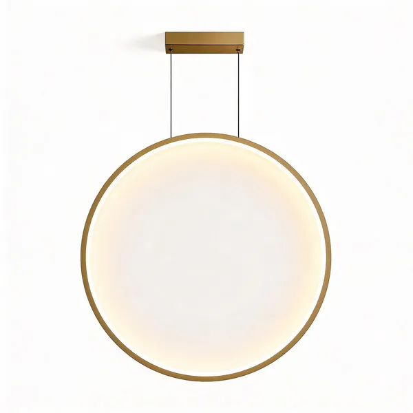 Lampa wisząca Mirror L złota IP44 LED CCT