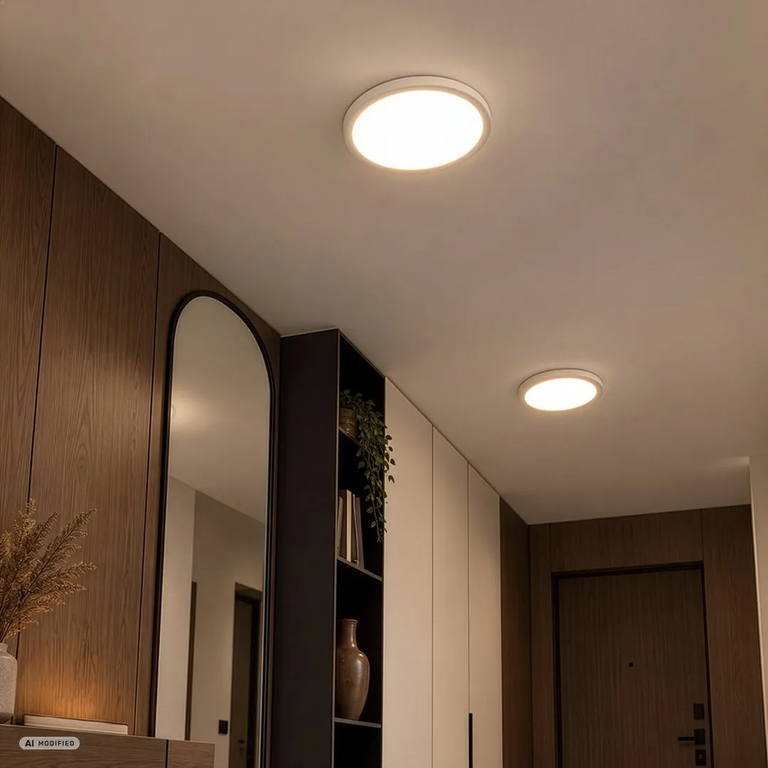 Plafon BODRUM okrągły OY-01 30cm 24W CCT IP44 biały - obrazek 5