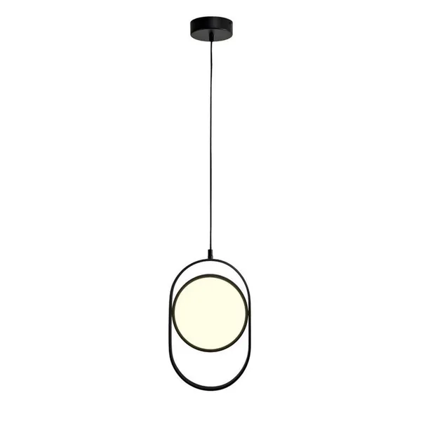 Lampa wisząca ELIPSE M, 45 cm - LED, czarna nowoczesna