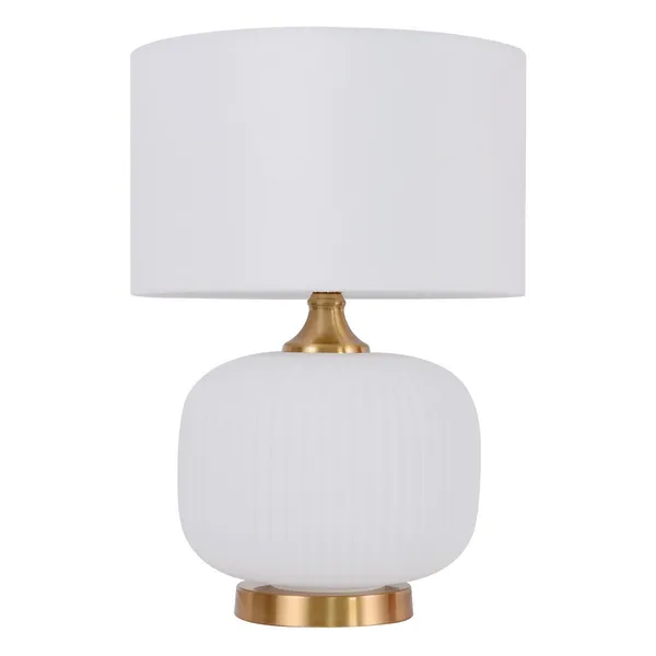 Lampa stołowa Tamiza 48 cm biała 1xE27