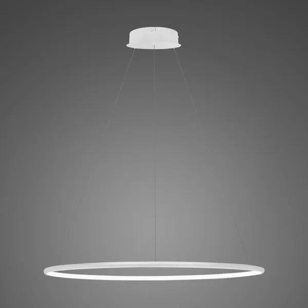 Lampa wisząca Ledowe Okręgi No.1 80cm 3k biała