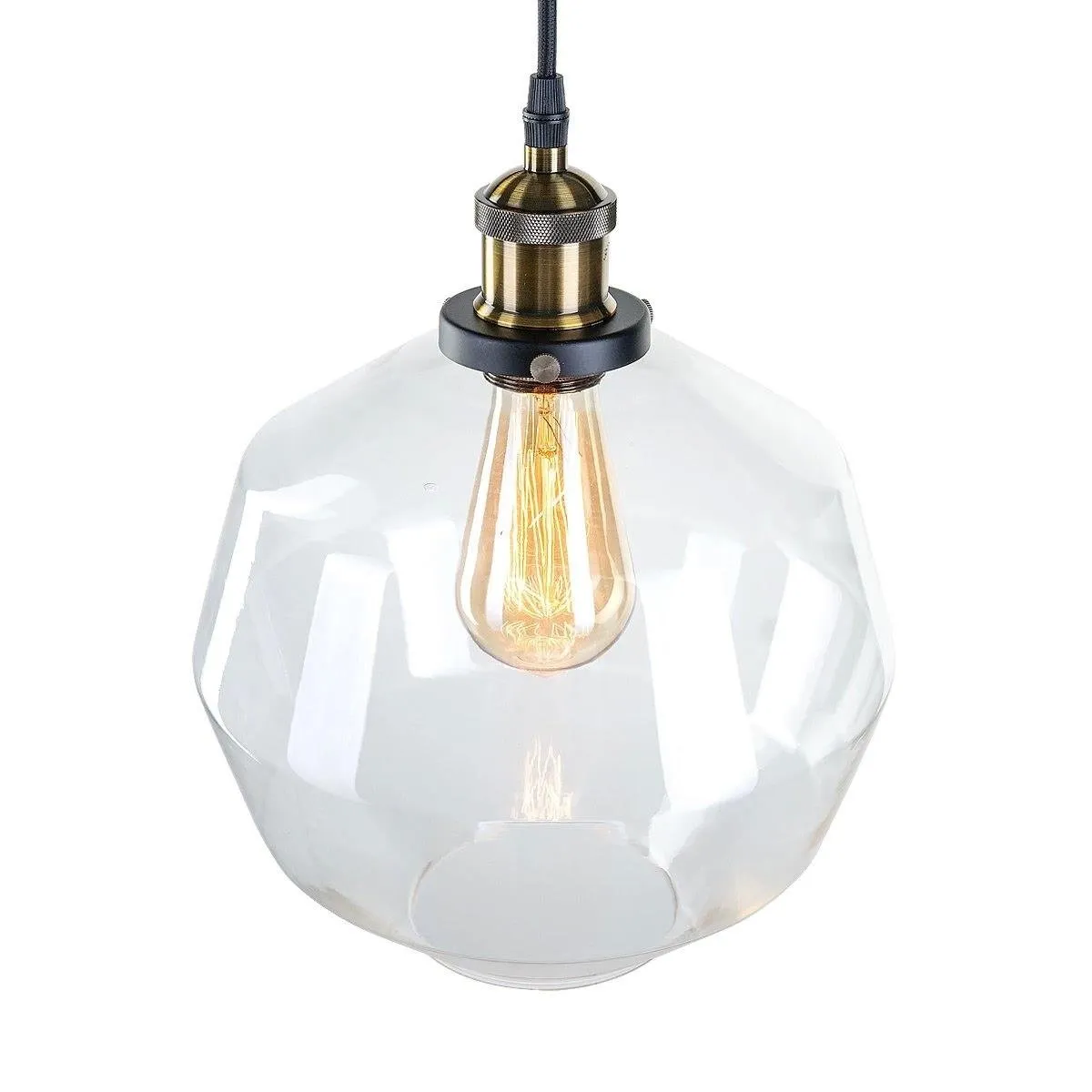 NY Loft No.4 Szklana Lampa wisząca - obrazek 2