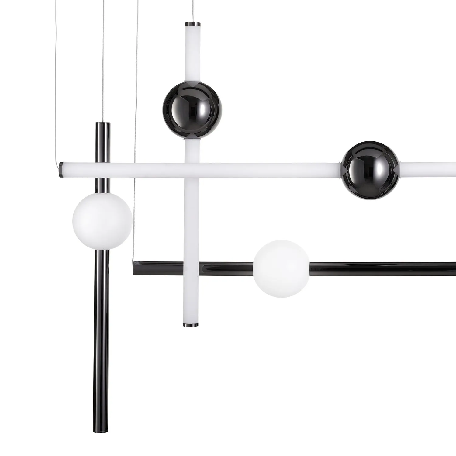 Lampa wisząca O-LINE L-4 LED czarna 110 cm - obrazek 7
