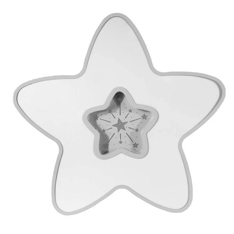 LAMPA DZIECIĘCA LED SUFIT SZARA GWIAZDKA 28W + PILOT - obrazek 4