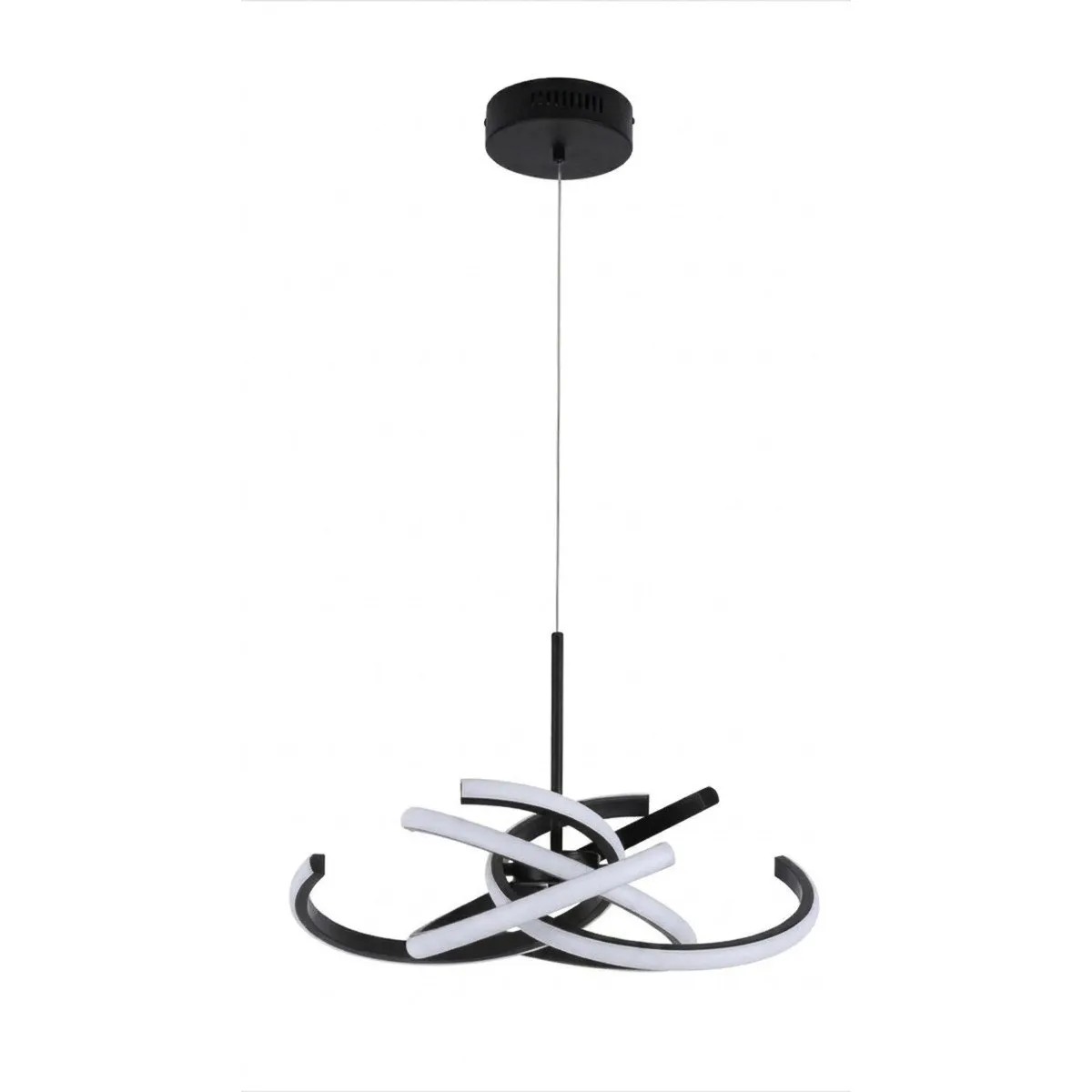 Lampa wisząca Spider 48 cm czarna LED CCT - obrazek 3