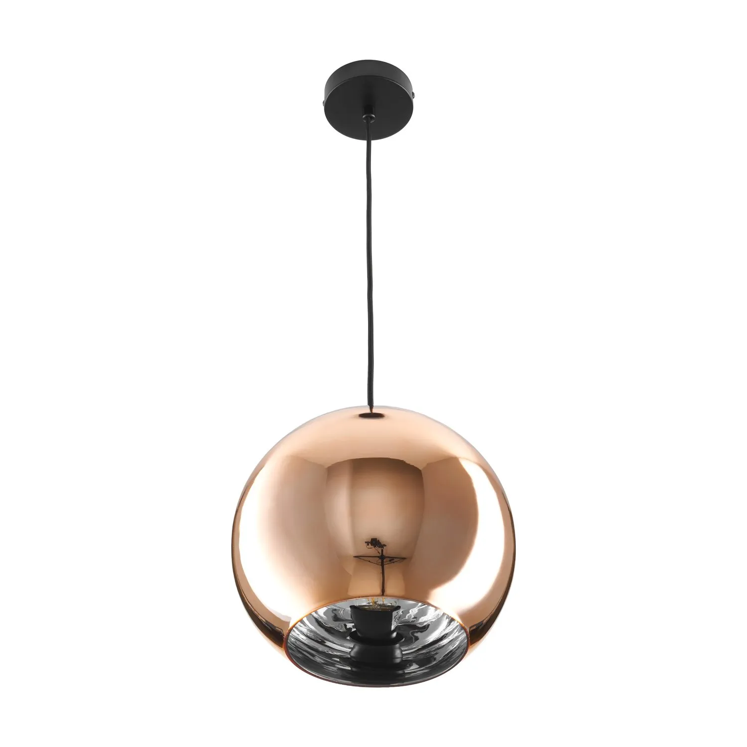 Lampa wisząca MIRROR GLOW - S miedziana 25 cm - obrazek 3