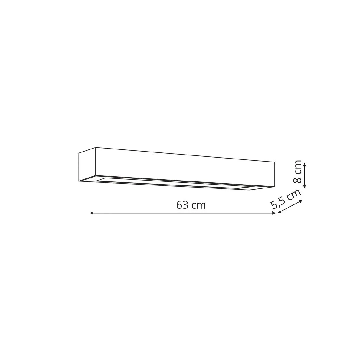 Lampa sufitowa Ibros 63 cm biała 18W IP44 LED CCT - obrazek 10