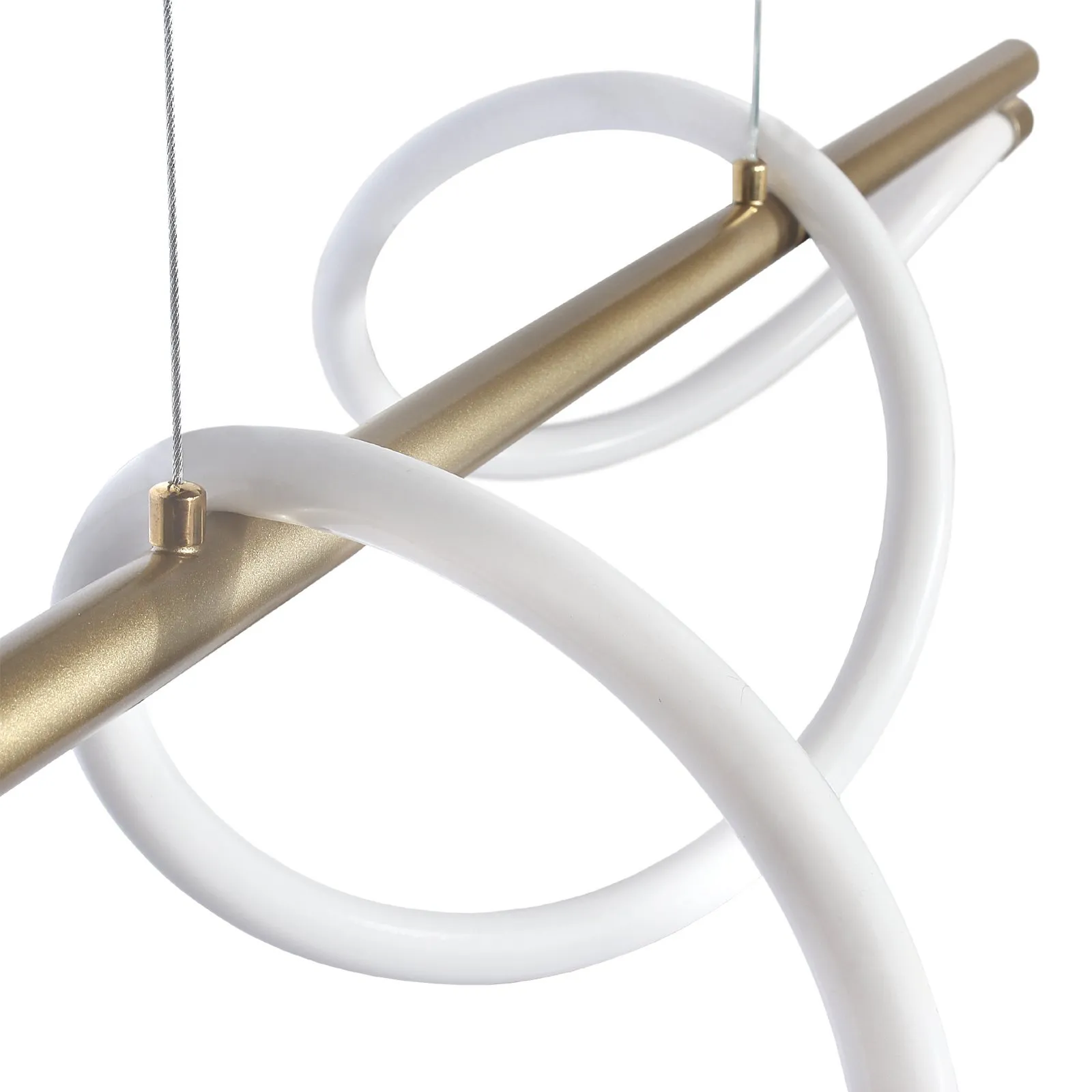 Lampa wisząca Serpente DDXZ004 55W złota - wężyk gładki - obrazek 6