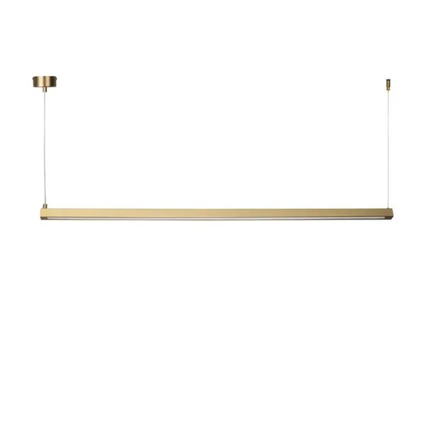 Lampa wisząca BEAM-100 LED - złota oprawa liniowa