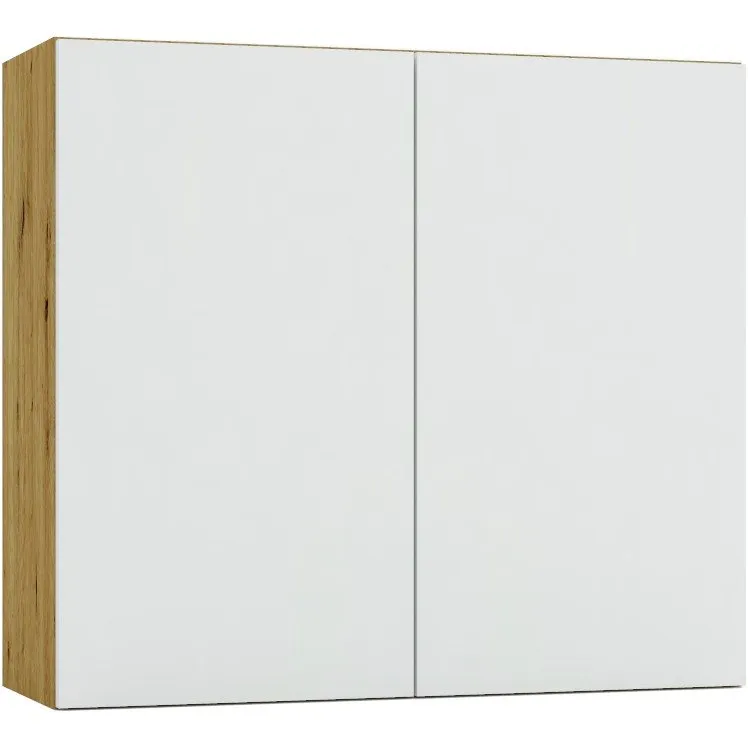 Szafka górna W80 ELLEN 17 dąb artisan / szary