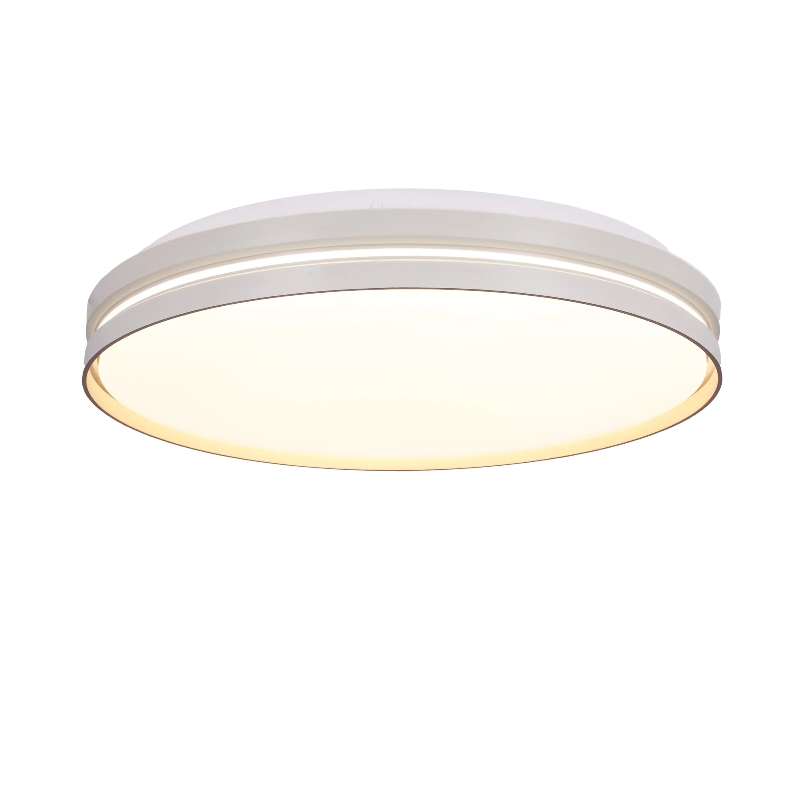 MONTANA LAMPA SUFITOWA PLAFON BIAŁY+ZŁOTY 24W LED 40 CM KLOSZ BIAŁY - obrazek 6