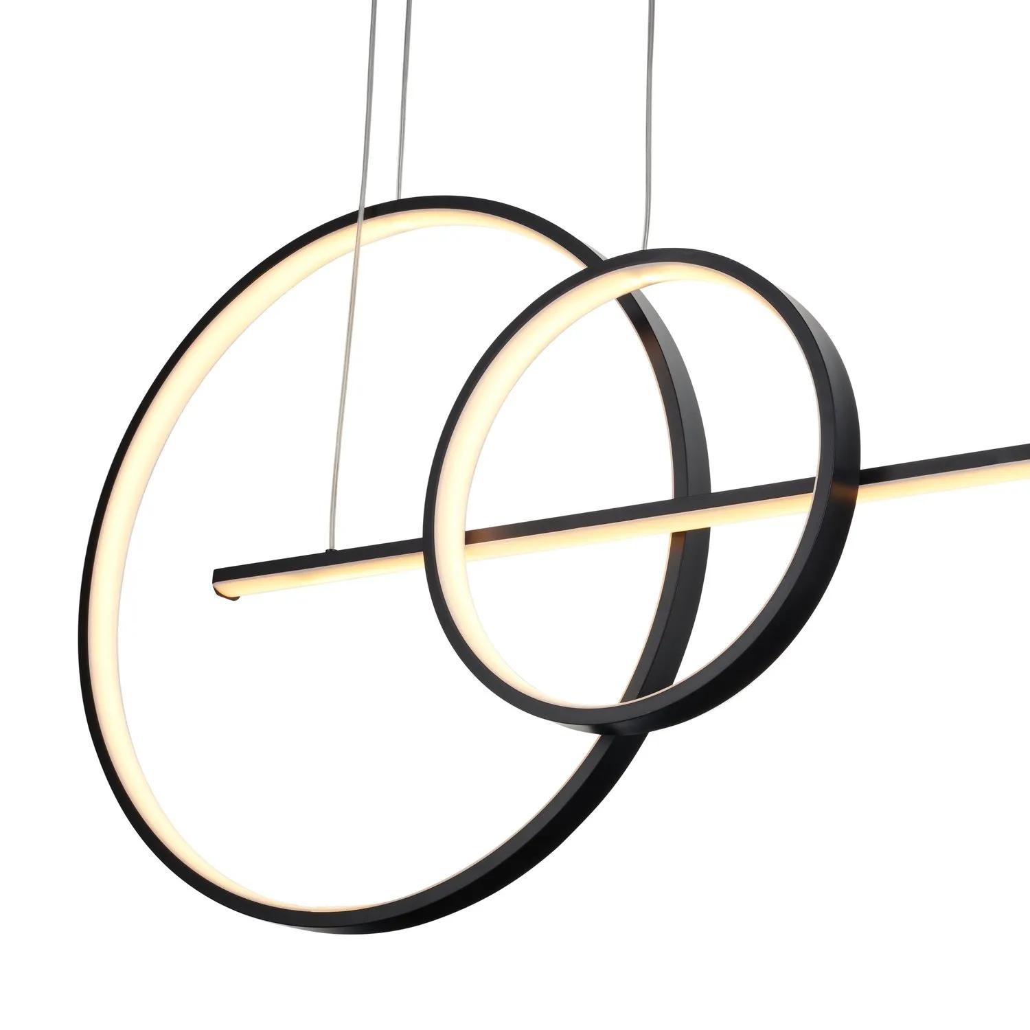 Lampa wisząca NEW AGE LED 120 cm - oprawa sufitowa czarna - obrazek 14