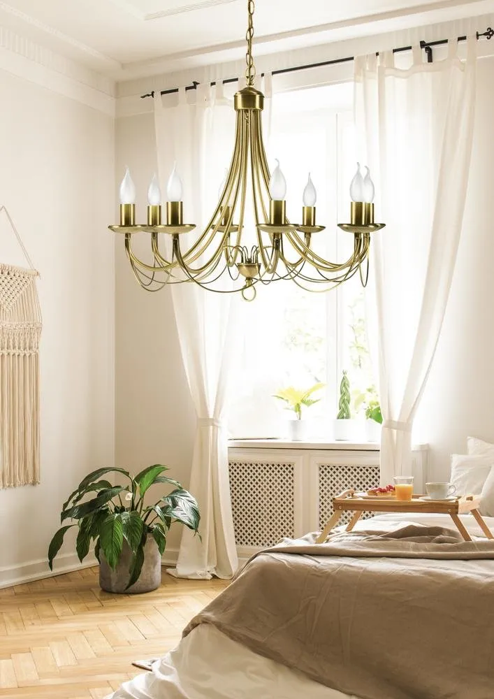 MUZA LAMPA WISZĄCA 8X40W E14 PATYNA - obrazek 4
