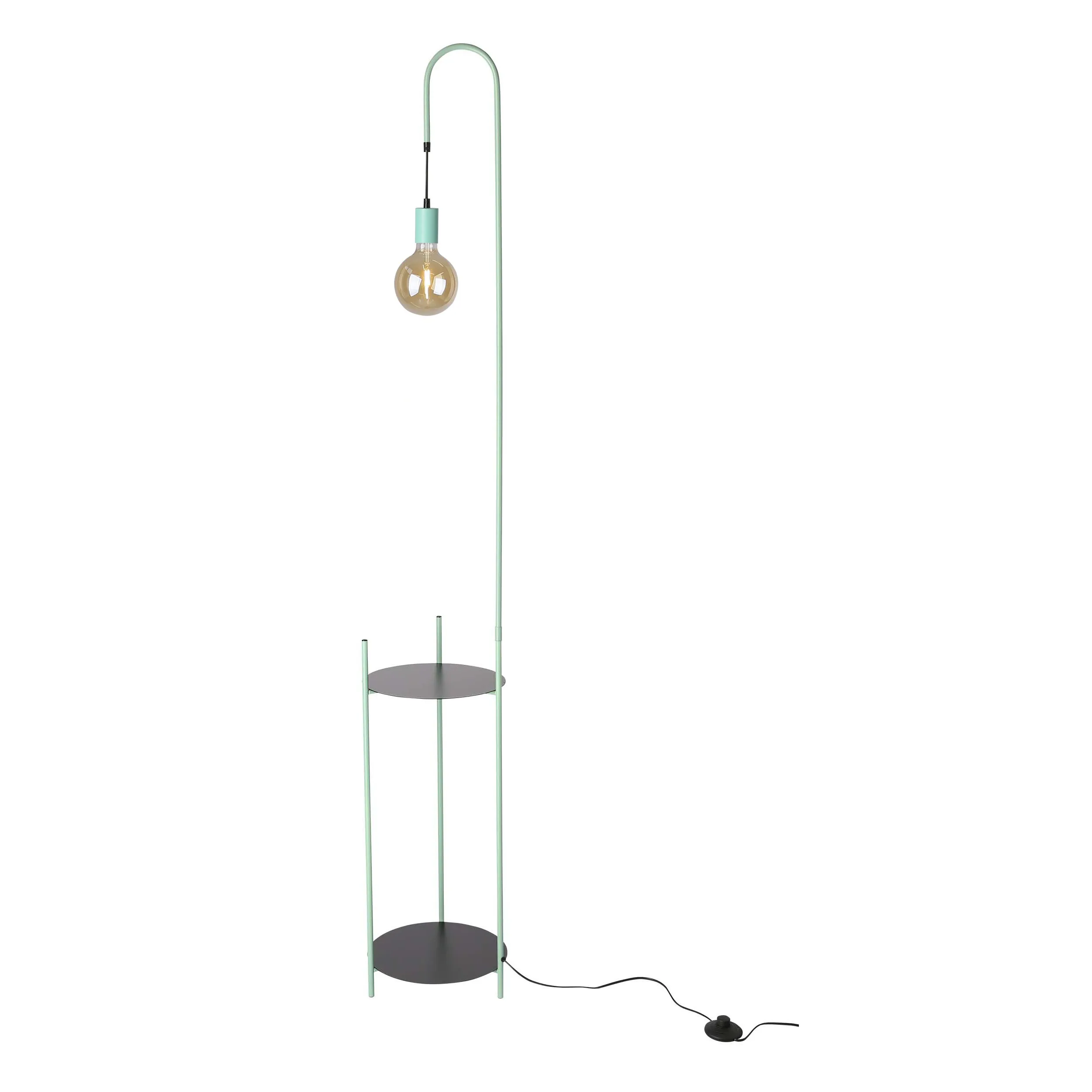 WALK LAMPA PODŁOGOWA CZARNY+ZIELONY 1X40W E27 - obrazek 5