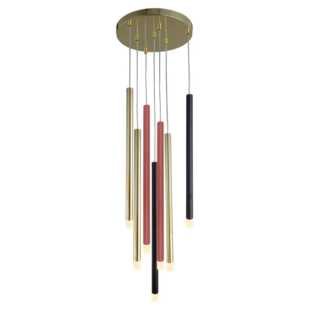 Lampa wisząca Lungo 7 kolor mix 7xG9 - obrazek 5