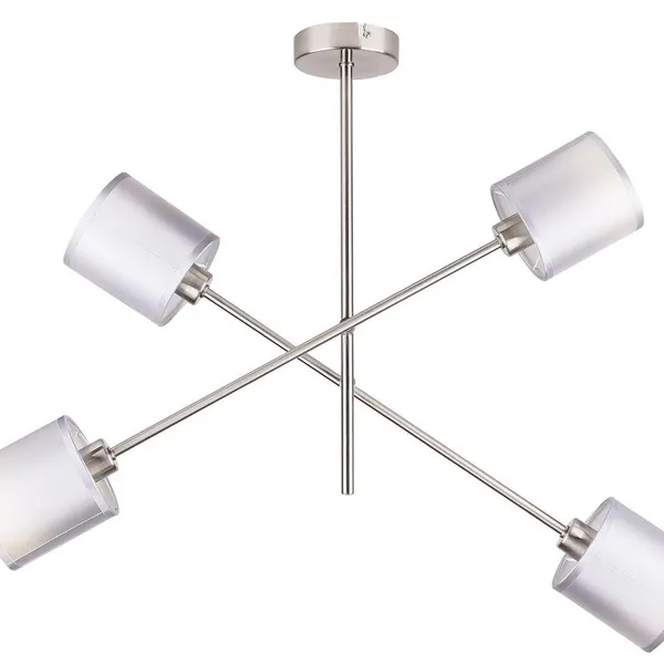 SAX LAMPA WISZĄCA SZTYCA 4X40W E14 SATYNA