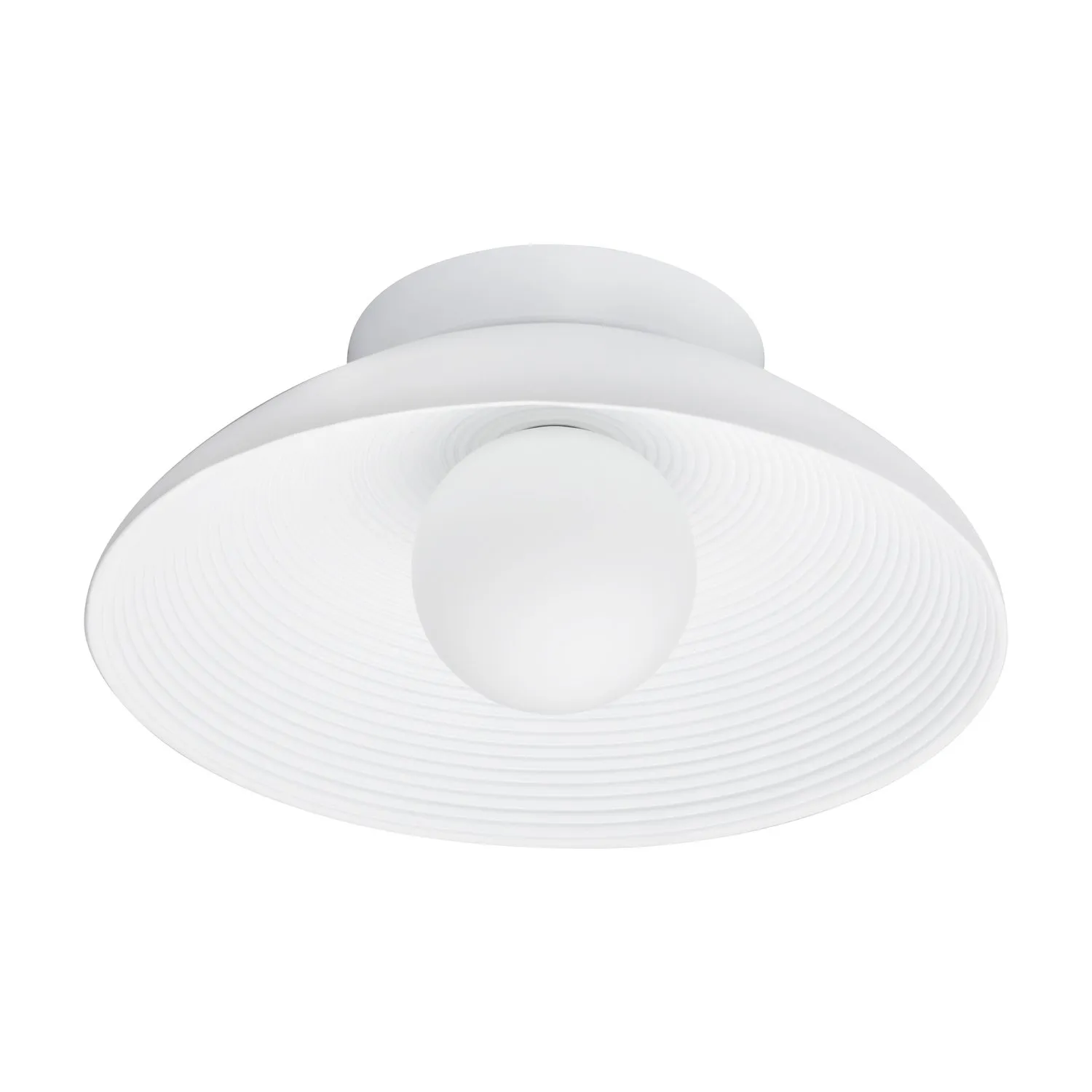 Lampa ścienna ILUSIONI 26 cm - okrągły kinkiet biały - obrazek 5
