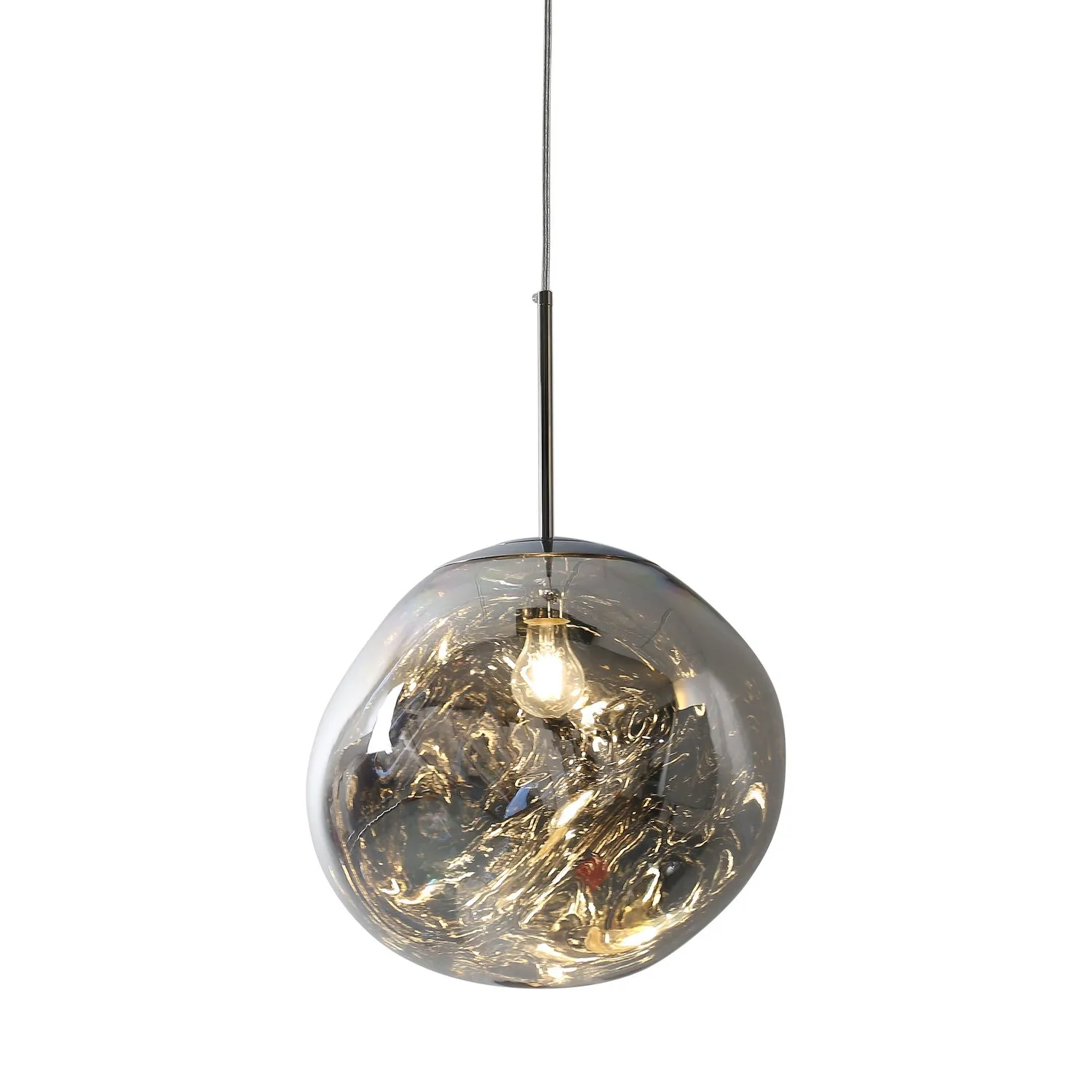 Lampa wisząca GLAM S srebrna 18 cm - obrazek 6