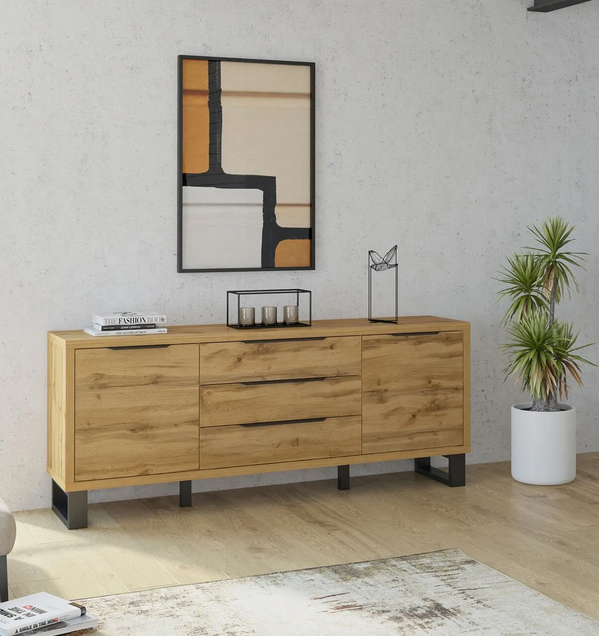 Komoda HELEN HL25 dąb wotan - obrazek 3