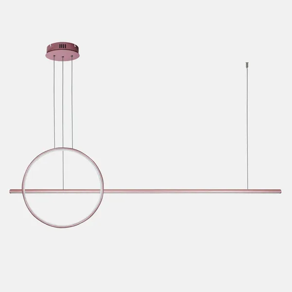 Lampa wisząca Linea No.2 40cm 3k różowo złota