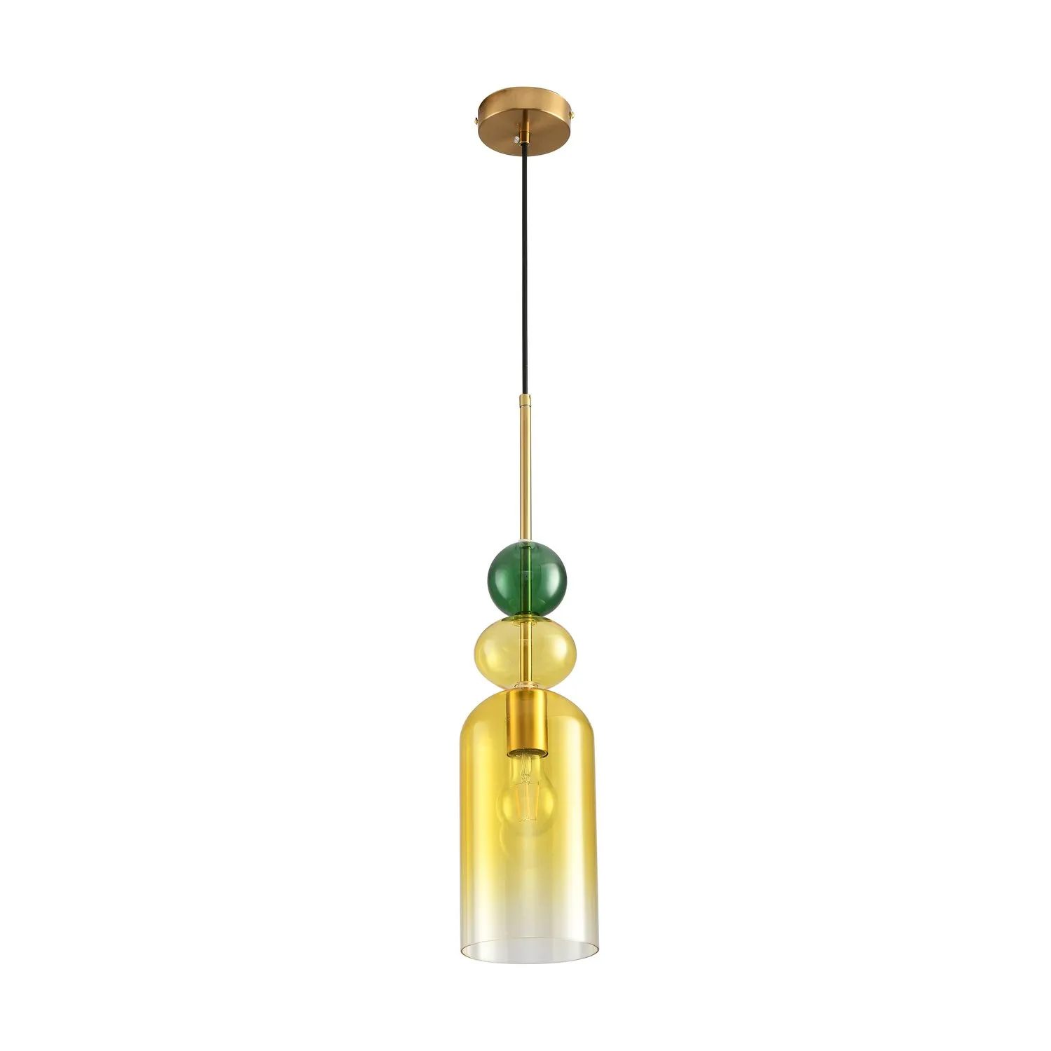 Lampa wisząca PASTELLO YELLOW kolorowa 13 cm - obrazek 4