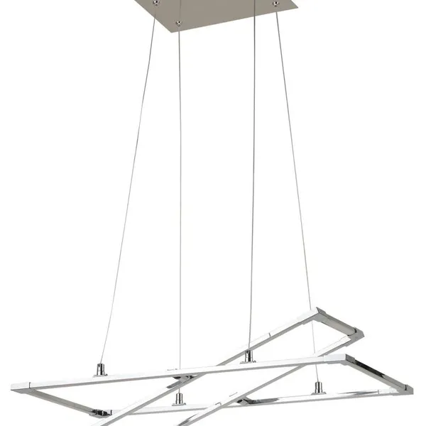 KSEROS LAMPA WISZĄCA 60X30 35W LED SREBRNO SZARY 4000K APETI